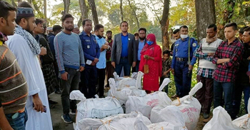 বরগুনায় জব্দ ৯০০ কেজি জাটকা গেলো এতিমখানায়