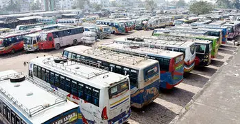 Commuters suffer as Khulna transport strike continues