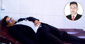 কুড়িগ্রামে ভূমি কর্মকর্তাকে পেটালেন ইউপি চেয়ারম্যান