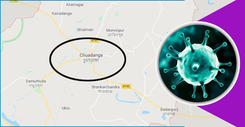 চুয়াডাঙ্গা শহরে ছড়িয়ে পড়ছে করোনা