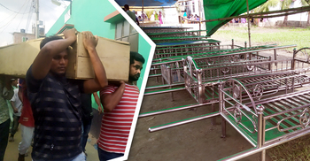 সারি সারি লাশ, জানাজা শেষে কেঁদে কেঁদে প্রিয়জনকে দাফন