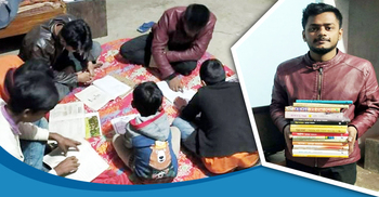 সকাল-সন্ধ্যা পড়িয়ে ফি নেন ২ টাকা