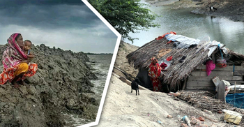 উপকূলের চারদিকে পচা দুর্গন্ধ, সর্বস্বান্ত করেছে নোনা পানি