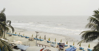 জনমানবশূন্য কুয়াকাটা সমুদ্র সৈকত