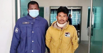 অনুপ্রবেশকালে ফুলবাড়ী সীমান্তে ভারতীয় যুবক আটক
