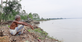 ভাঙনে ছোট হচ্ছে কুড়িগ্রামের মানচিত্র