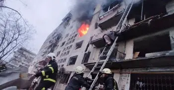 2 killed in strike on Kyiv housing block: Emergency service