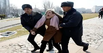Women's rights activists attacked then detained in Kyrgyzstan