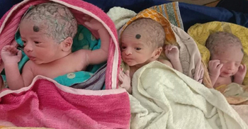 একসঙ্গে তিন সন্তানের জন্ম দিলেন গৃহবধূ