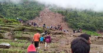 Landslides in Nepal kill 12 people, 21 missing