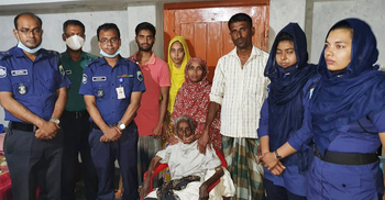 পুলিশের বদৌলতে নিখোঁজ মর্জিনাকে ফিরে পেল সন্তানরা