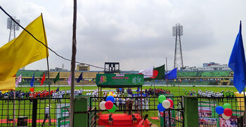 মিরপুরের চেয়েও ব্যস্ত বন্দর নগরীর এমএ আজিজ স্টেডিয়াম