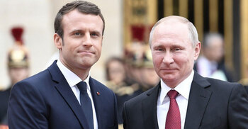 Macron urges Putin to spare Ukrainian civilians