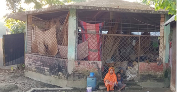 অভাবে বানরের ঘরে বসবাস