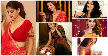 দীপাবলিতে উষ্ণতা ছড়ালেন কলকাতার নায়িকারা