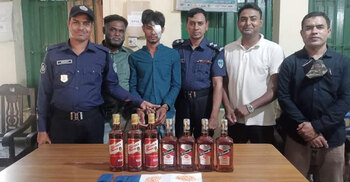 বিদেশি মদ ও ইয়াবাসহ মাদক কারবারি গ্রেফতার