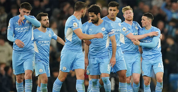 Man City back on top with victory over Brighton