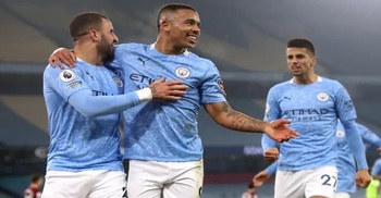 Jesus, Mahrez help Man City to seal 21st consecutive win