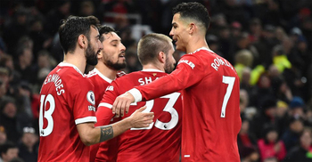 Man Utd beat 10-man Brighton to go fourth