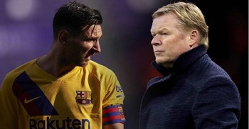 Messi tells Koeman he sees future away from Barca