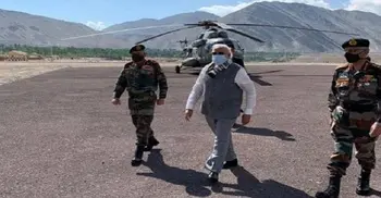 Modi visits Ladakh amid talks of disengagement with China