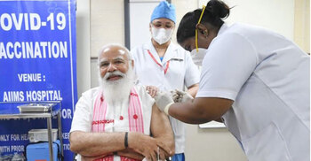 Modi takes homegrown COVID jab as India expands vaccination drive
