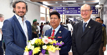 Argentine FM reaches Dhaka on 2-day visit