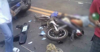 পিকআপের সঙ্গে সংঘর্ষে দুই মোটরসাইকেল আরোহী নিহত