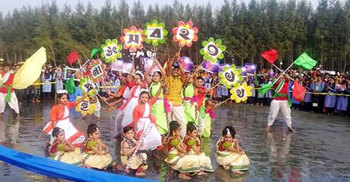 বরগুনায় উপমহাদেশের সর্ববৃহৎ জোছনা উৎসব উদযাপন