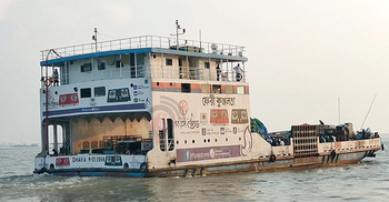 নাব্য সংকট: মাঝিকান্দি-শিমুলিয়া নৌরুটে ফেরি চলাচল বন্ধ