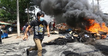 India condemns Myanmar violence