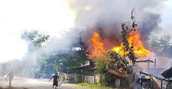 Myanmar air strikes reported in battle, internet cut in more areas