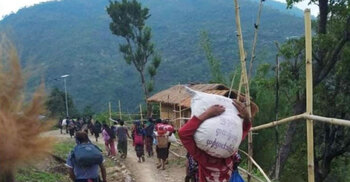 Myanmar military shells restive town, destroying dozens of homes