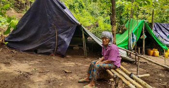 Myanmar military accused of blocking aid to displaced civilians