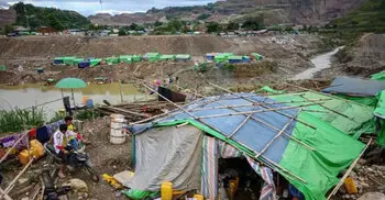 One dead, 70 missing in Myanmar jade mine landslide