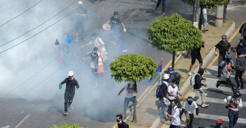 Myanmar court files 2 more charges against Suu Kyi; protesters march again