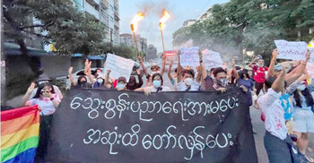 Myanmar students boycott classes following school reopening