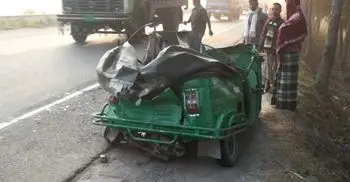 Truck rams auto-rickshaw in thick fog, kills 3