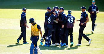 Namibia beat Sri Lanka in opening match of T20 WC 2022