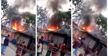 নোয়াখালীতে শর্ট সার্কিটের আগুনে পুড়লো ৫ দোকান