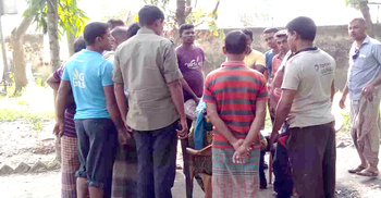 বরেন্দ্রের তার চুরির সময় যুবক আটক, ছেড়ে দিলেন কাউন্সিলর