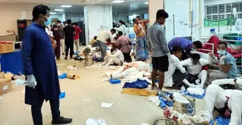 PM gives Tk 5 lakh to each of 35 N’ganj blast victim families