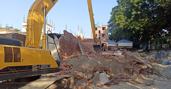 শীতলক্ষ্যা তীরের ৩০টি অবৈধ স্থাপনা উচ্ছেদ