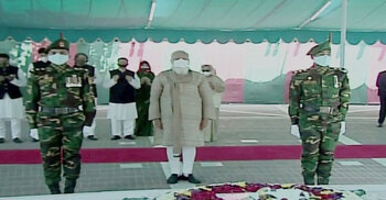 Modi pays tributes to Bangabandhu at Tungipara