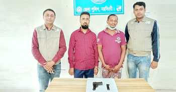 বিদেশি পিস্তলসহ দুই সন্ত্রাসী গ্রেফতার