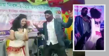 বিজয় দিবসের অনুষ্ঠানে হিন্দিগানে নাচলেন ইউপি সদস্য