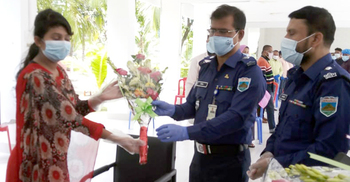 করোনাজয়ী পুলিশ সদস্যরা জাতীয় বীর : এসপি লিটন