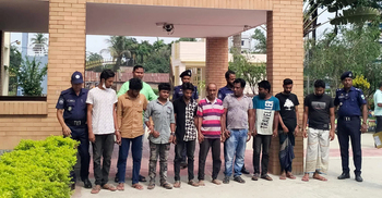 নাটোরে ইমো হ্যাক চক্রের ৯ সদস্য গ্রেফতার