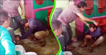 শিশুকে যৌন নিপীড়নের দায়ে ছাত্রলীগ নেতাকে জুতাপেটা