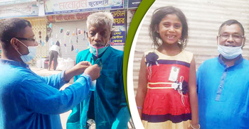 জন্মদিনে পথশিশু-রিকশাচালককে নতুন জামা দিলেন সাংবাদিক